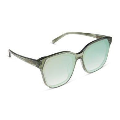 DIFF - Gia Cool Matcha + Cool Matcha Mirror Sunglasses