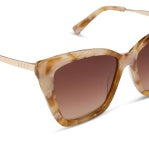 Load image into Gallery viewer, DIFF- Becky II Gilded Tort Light Brown Gradient Sunglasses

