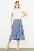 Load image into Gallery viewer, Stripe Wrap Skirt
