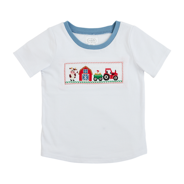 Farm Toddler Smocked Tee