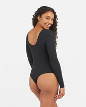 Load image into Gallery viewer, SPANX Long Sleeve Suit Yourself Scoop Neck Bodysuit
