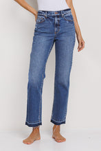 Load image into Gallery viewer, Mid Rise Slim Straight Jeans
