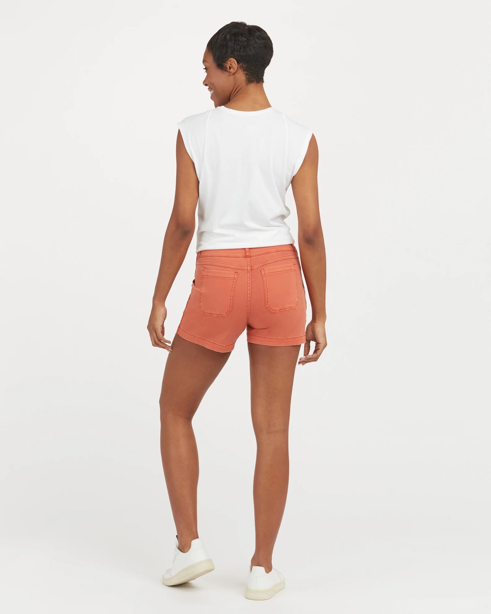 SPANX - Available in 2 lengths and a variety of colors, it's like Stretch Twill  Shorts were made for you. And yes, they were. Shop our Stretch Twill Shorts,  4:  Shop