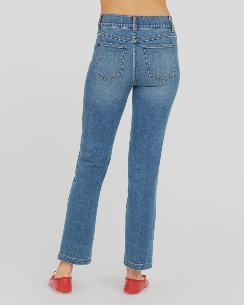 SPANX Seamed Front Wide Leg Jeans - Vintage Indigo – The Lovely Fig