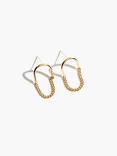 Load image into Gallery viewer, Arc Chain Earrings - ABLE
