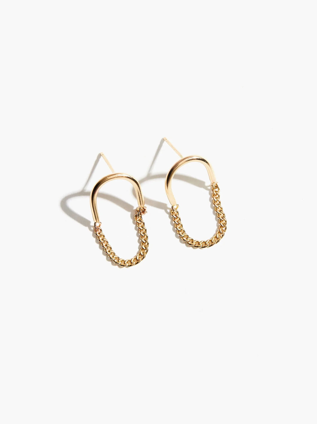 Arc Chain Earrings - ABLE