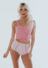 Load image into Gallery viewer, Stay-Cation Swim Top- Pink
