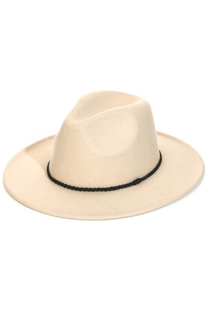 Ivory Wide Brim Hat
