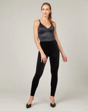 Load image into Gallery viewer, SPANX Black Velvet Leggings
