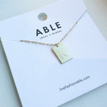 Load image into Gallery viewer, Novel Initial Necklace. - ABLE
