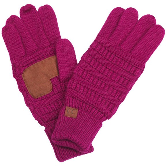 CC Cable Knit Gloves